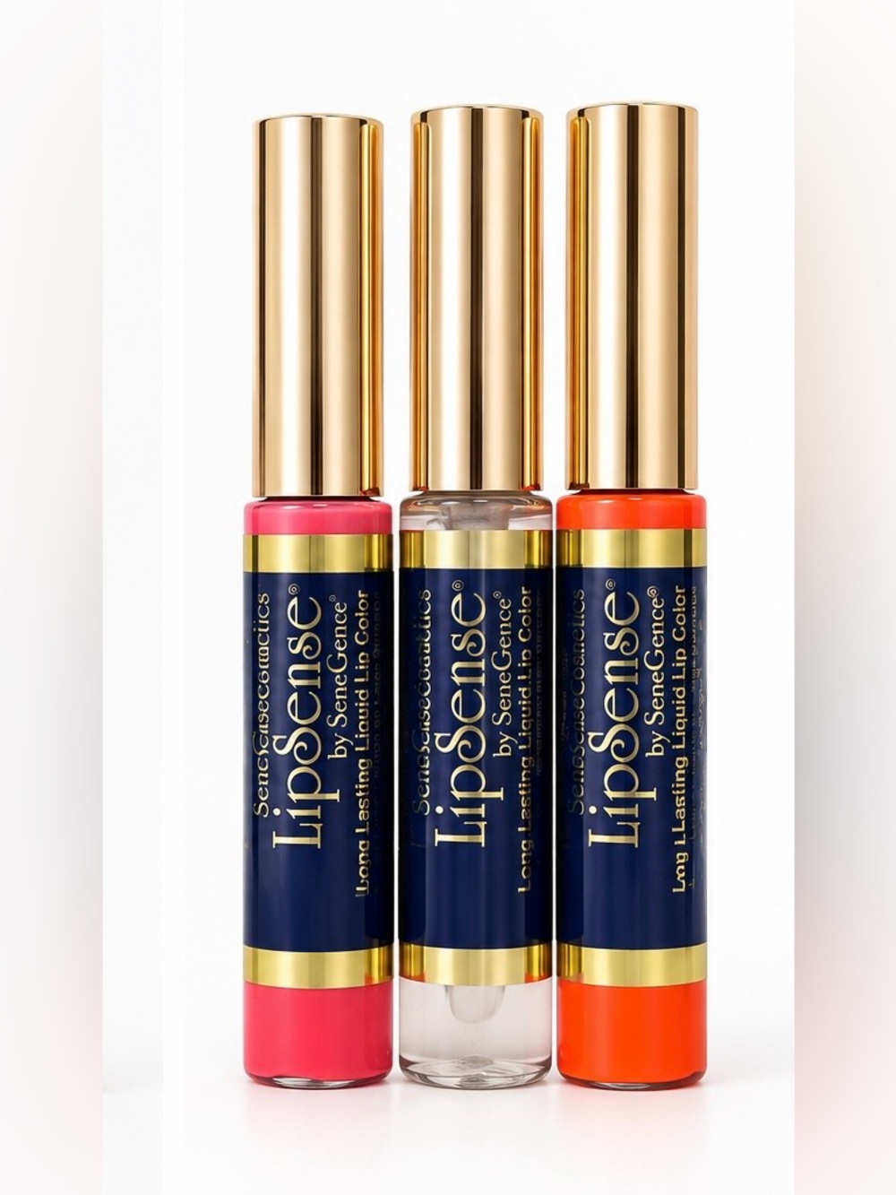 NEW SEALED SeneGence LipSense Long Lasting Liquid Lip Color Lot of 3